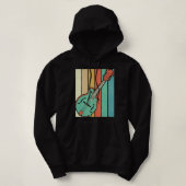 Pull À Capuche Mandolin Lover Player Funky Retro Bluegrass Mandol (Design devant)