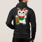 Pull À Capuche Maneki Neko : Chat chanceux japonais (Dos)