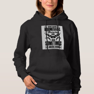 Pull À Capuche Manger Sommeil Boomerang Répéter Lanceur de Boomer