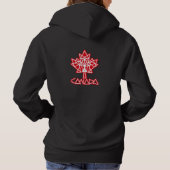 PULL À CAPUCHE MAPLE MADE WITH TRIANGLES CANADA FLAG BY MASANSER (Dos)