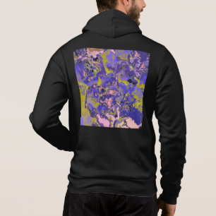 Pull À Capuche Marbre Radioactif