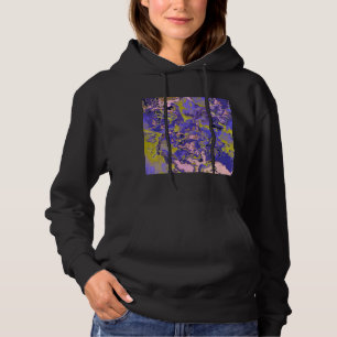 Pull À Capuche Marbre Radioactif