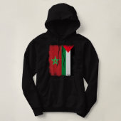 Pull À Capuche Maroc Palestine (Design devant)