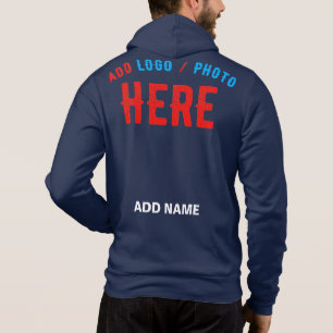 PULL À CAPUCHE MARQUE MODERNE MODERNE BLEUE VÉRIFIÉE