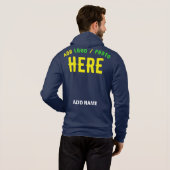 PULL À CAPUCHE MARQUE MODERNE MODERNE BLEUE VÉRIFIÉE (Dos entier)