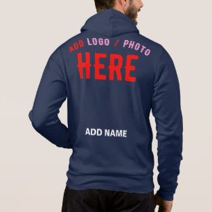 PULL À CAPUCHE MARQUE MODERNE MODERNE BLEUE VÉRIFIÉE