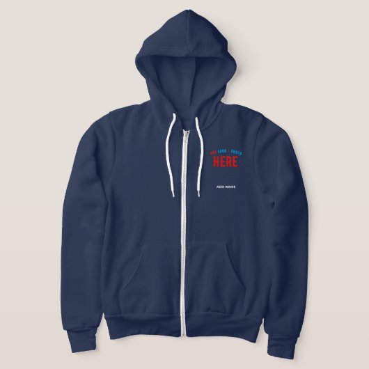 PULL À CAPUCHE MARQUE MODERNE MODERNE BLEUE VÉRIFIÉE (Poser)