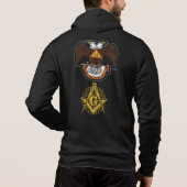 Pull À Capuche mason du 32e degré (Dos)