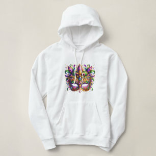Pull À Capuche Masque de Mardi Gras