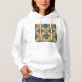 Pull À Capuche Masque tribal motif ethnique africain de visage (Devant)