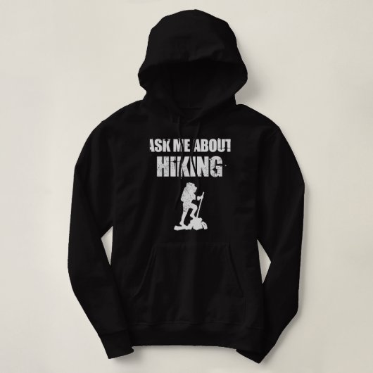 Pull À Capuche Me questionner sur le Randonnée (Design devant)