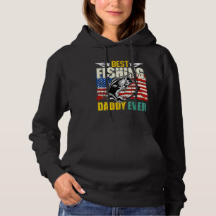 Pull À Capuche Meilleur papa jamais Bass Fishing Fête des pères F
