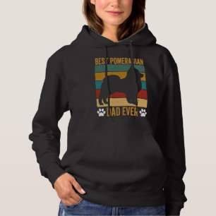 Pull À Capuche Meilleur Père Poméranien Jamais Vintage Père S Jou