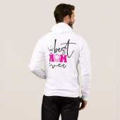 Pull À Capuche Meilleure Maman de Tous les Temps Design pour la F (Dos entier)