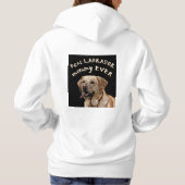 Pull À Capuche Meilleure maman du Labrador (Dos)