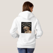 Pull À Capuche Meilleure maman du Labrador (Dos entier)