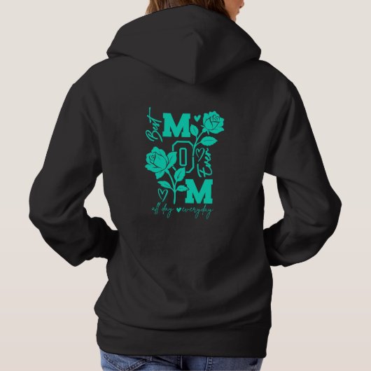 Pull À Capuche Meilleure Maman du Monde (Dos)