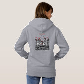 Pull À Capuche Meilleures Amies Pour Toujours (Dos entier)