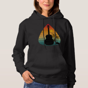 PULL À CAPUCHE MÉLODIE TENDANCE PLECTRE COUCHER DE SOLEIL 