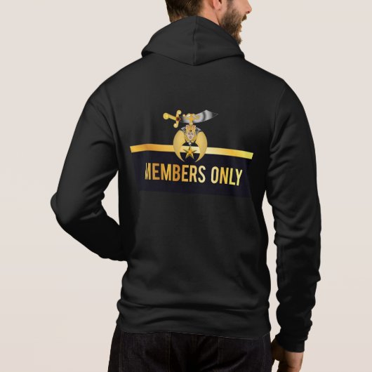 Pull À Capuche Membres Shriners uniquement (Dos)