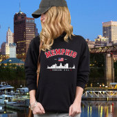 Pull À Capuche "Memphis Tennessee – Skyline Art 