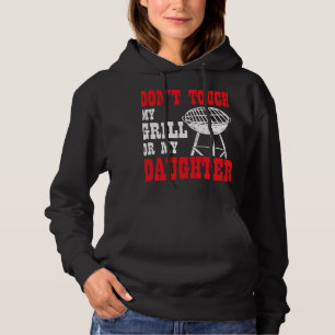 Pull À Capuche Mens BBBQ Chemise Stand Back Papa Grilling Funny F