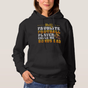 Pull À Capuche Mens Mon Joueur De Football Favori M'Appelle Bonus