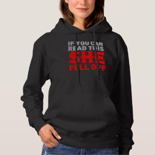 Pull À Capuche Mens Si Vous Pouvez Lire Cela Elle Est Tombée Mote