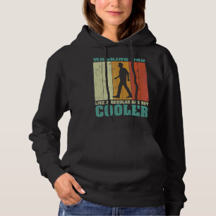 Pull À Capuche Mens Vintage Retro Marcher Papa Comme Un Papa Régu