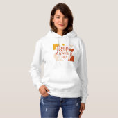 Pull À Capuche Merci d'être là - Cadeau de la Saint-Valentin (Devant entier)