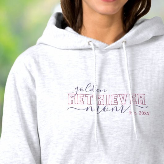 Pull À Capuche Mère Golden Retriever Écriture Universitaire Établ