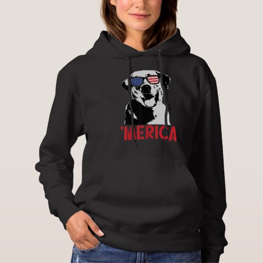 Pull À Capuche Merica Jaune Labrador Américain Lunettes de soleil (Devant)