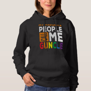 Pull À Capuche Mes Gens Favoris M'Appelent Guncle Gay Uncle Lgbt 