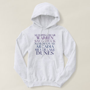 Pull À Capuche Michigan Great Lakes Sand Dunes Sweats à capuche