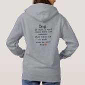 Pull À Capuche Mignon Bull Terrier Anglais - Spike (Dos)