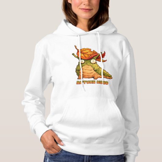 Pull À Capuche Mignon Sweatshirt Slug Automne Humeur D'automne (Devant)
