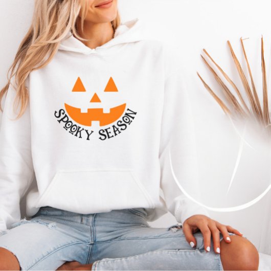 Pull À Capuche Mignonne et confortable saison Éffrayante Citrouil