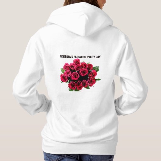 Pull À Capuche Minimalisme sans effort (Dos)