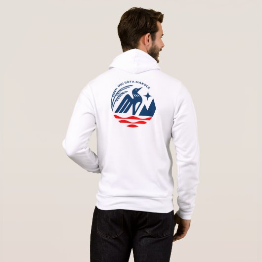 Pull À Capuche Minnesota patriotique (Dos entier)