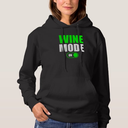 Pull À Capuche Mode Vin Sur Le Mode Vin Boisson Vin Sur (Devant)