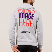 PULL À CAPUCHE MODÈLE DE TEXTE D'IMAGE ASH SIMPLE MODERNE (Dos)