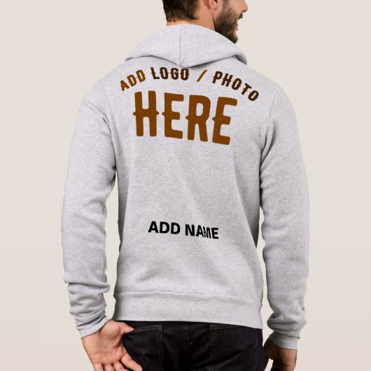 PULL À CAPUCHE MODERNE MODERNE ASH PERSONNALISABLE VÉRIFIÉ (Dos)