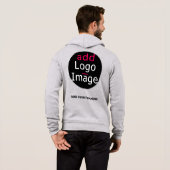 Pull À Capuche Moderne Professionnel Chic Personnalisation Marque (Dos entier)