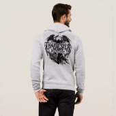 Pull À Capuche Moissonneur Faucheuse - Ailes gothiques sombres et (Dos entier)