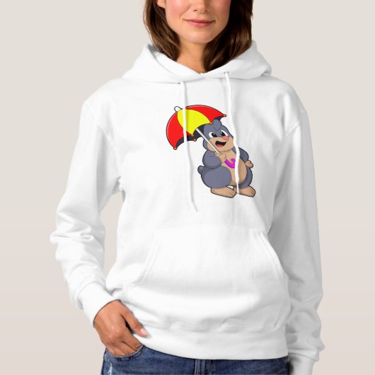 Pull À Capuche Mole avec parapluie (Devant)
