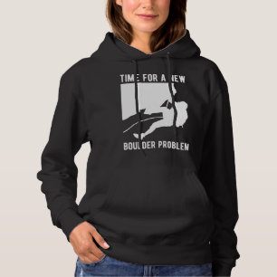 Pull À Capuche Moment pour un nouveau problème de bloc grimpeur B