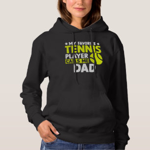 Pull À Capuche Mon Tennis Favori M'Appelle Papa Fête des pères 2