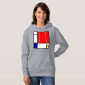 Pull À Capuche Mondrian 1 (Devant entier)