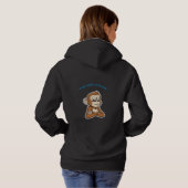 Pull À Capuche Monkey Hoodie | Honest Sinner Women’s Hustle (Dos entier)
