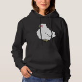 Pull À Capuche Monnaie motif de poulet (Devant)
